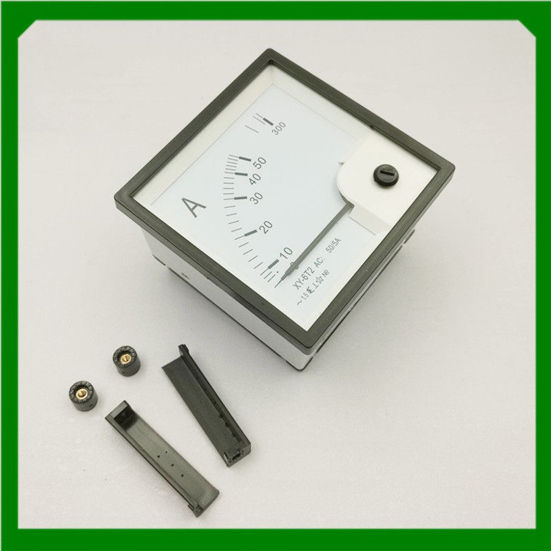 乐清新艺仪表XY-6T2 AC 50/5A过载6倍交流电流表外形尺寸82*82