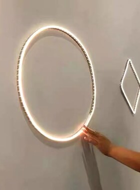 硅胶灯带卡槽固定架龙骨架程长方形软卡扣霓虹灯带软卡槽工卡槽