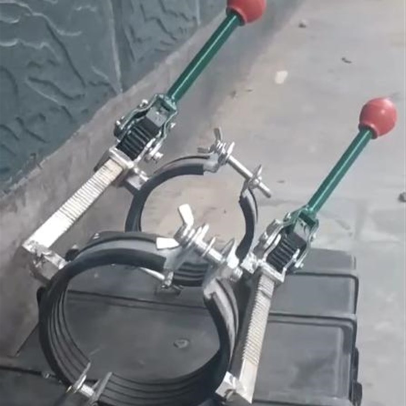 杰锋pp管安装器pe管拉紧器hdpe直管柔性承插pp静音排水管对接器