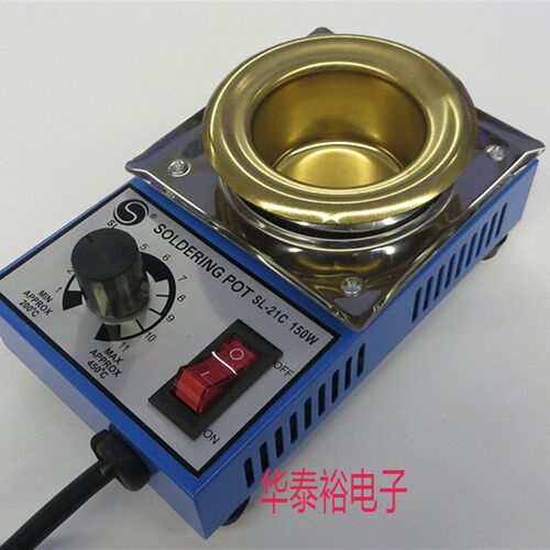 高品质小锡炉 调温熔锡炉 镀钛焊锡炉 不锈钢锡锅100W-300W