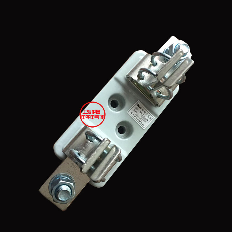 环宇RT0-600 RTO-600底座方管式陶瓷熔断器底座保险丝熔断体熔芯