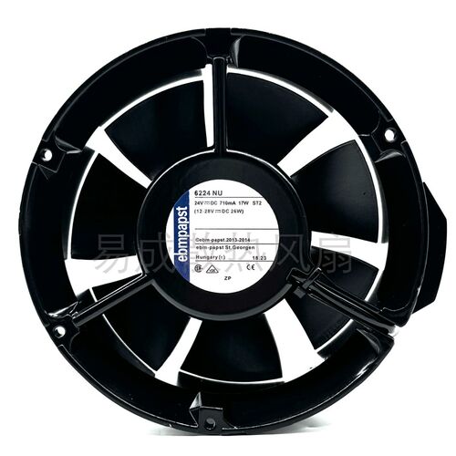 6224 NU全新原装德国Ebmpapst TYP 24V 17W 17251全圆散热风扇