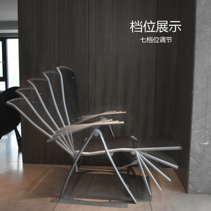 临亚折叠躺椅午休折叠椅户外便携阳台午睡铝合金休闲家居靠背椅子