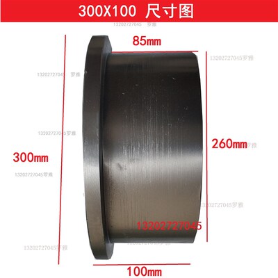 热销200/250/300单边轮  重型钢轨轮  P43轨道车轮 实心钢轮 滑轮