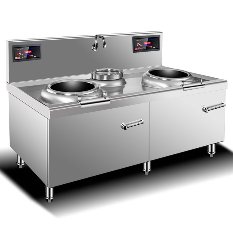 商用大锅灶8KW电磁炉大炒灶15KW酒店食堂工厂20KW电炒灶厨房设备