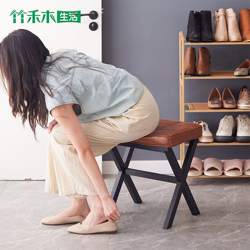 凳子家用轻奢板凳卧室化妆梳妆凳时尚创意客厅沙发搁脚凳餐凳