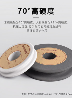 钓鱼泡沫主线轴标签贴小号鱼线绕线盘特大号大物主线圈垂钓小配件