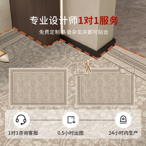 入户门垫进门地垫2025年新款脚垫地毯大门口进户耐脏防滑定制专用