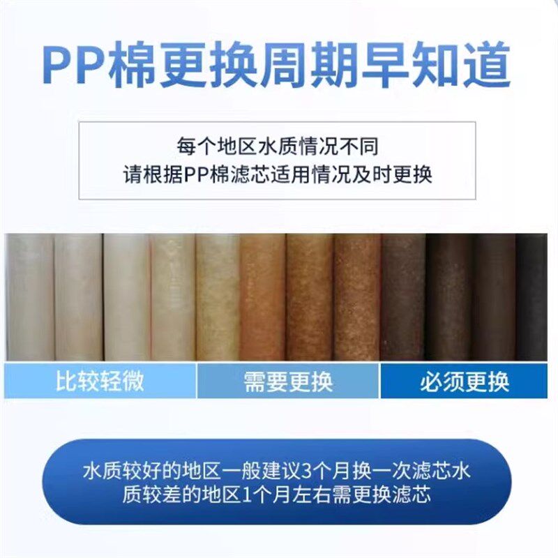 颂福净水器滤芯通用10寸pp棉滤芯十寸前置过滤器直饮纯净水机滤芯