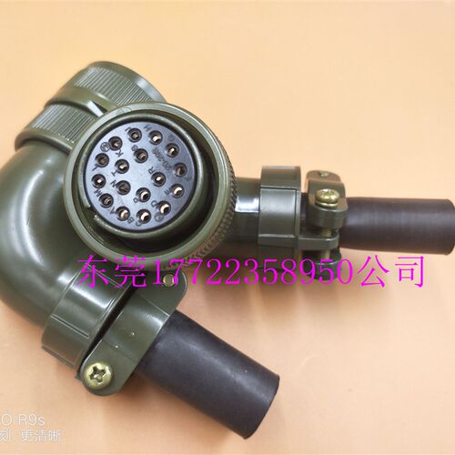 台达伺服电机307252109B弯头侧编码器接头17针MS3108B 20-29S