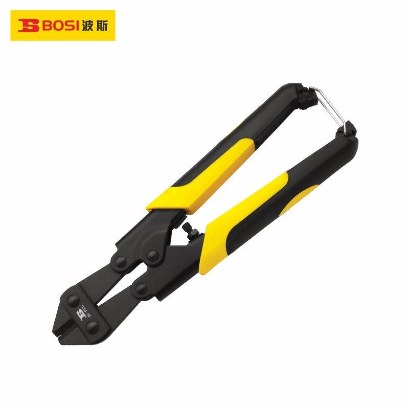 波斯工具 双色柄断线钳迷你断线钳钢缆钢筋钢铁丝剪刀BS230307