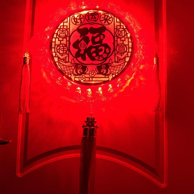 包邮新款新年挂件福字中国结流苏礼盒套装彩灯装饰