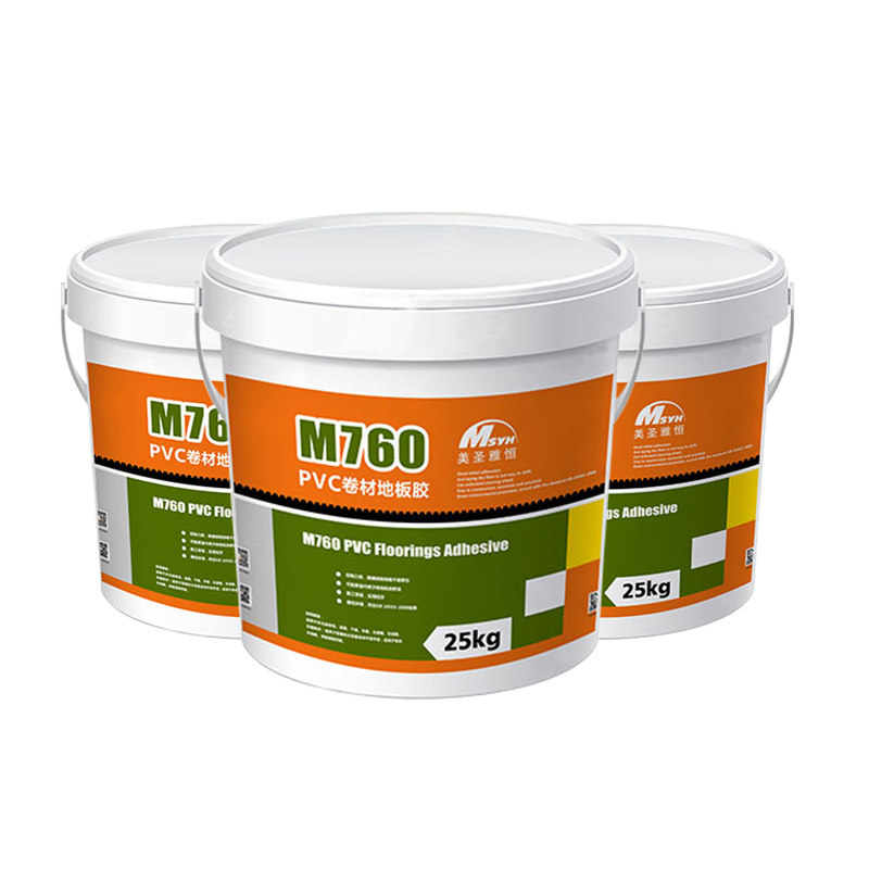 美圣雅恒M760地板粘合剂PVC塑胶地板卷材胶水通用环保工程水性胶