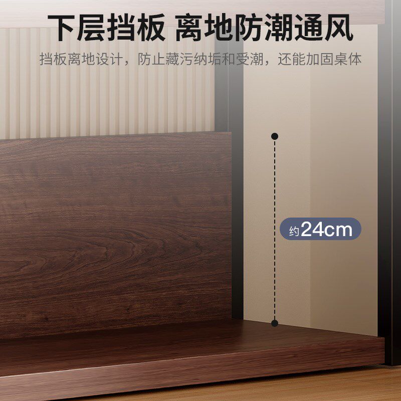 架子置物架落地多层收纳侧边洞洞板货架家用客厅展示架移动储物柜