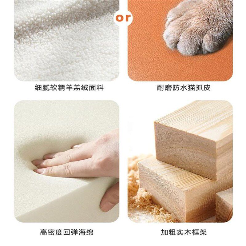 羊羔绒小户型迷你贵妃沙发欧式躺椅卧室服装店休息单人双人可储物