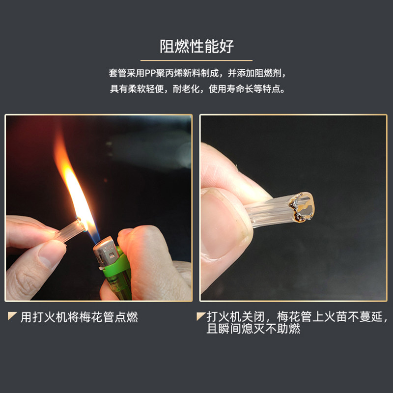 号码管组合透明保护套管网线电缆号码管异型201/202/203/45标志条