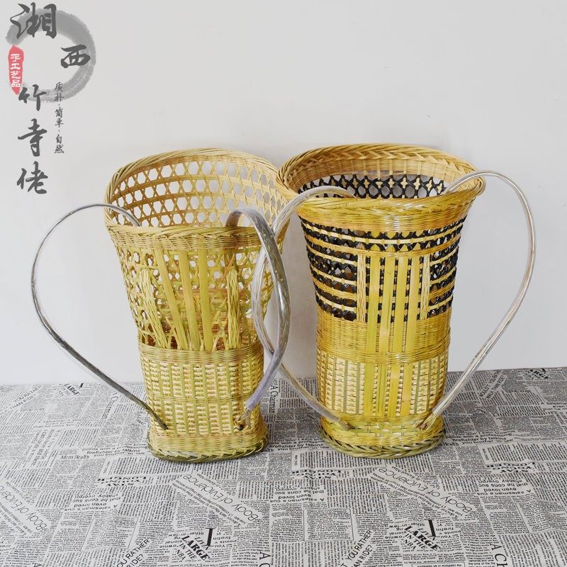 湘西竹编大背篓背篼背筐娃娃婴儿童宝宝小孩凉背背1至4岁背椅包邮