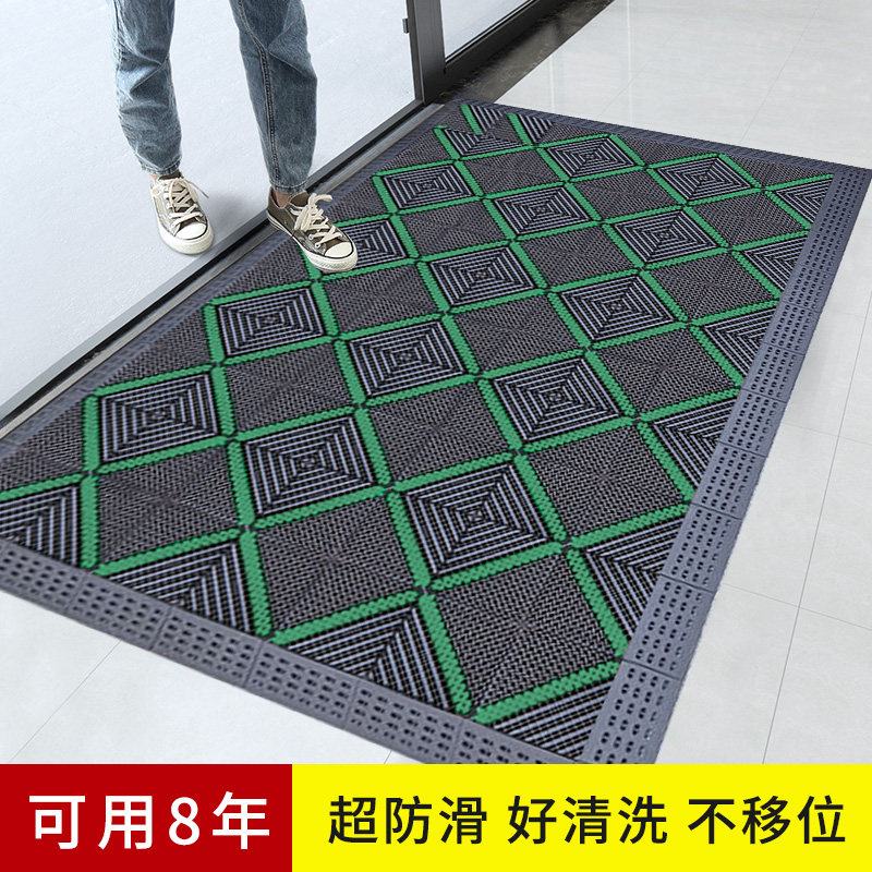 门口地垫进门塑料pvc蹭土脚垫酒店别墅入户门防滑室外Veva除尘地