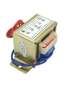 EI型25W/VA 电源变压器 220V转24V 1A 交流AC24V 功放变压器