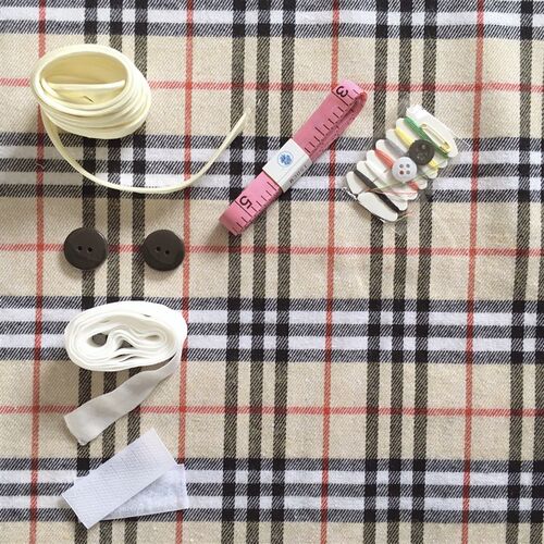 宠物披肩口水巾斗篷DIY材料包 宠物披肩围脖定制纸样 猫狗围脖diy