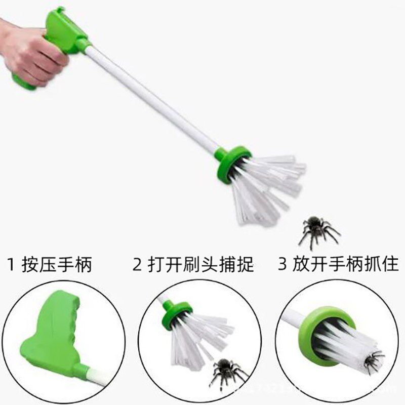 捕虫神器昆虫红蜘蛛臭虫抓蜈蚣夹子室内厨房蟑螂捕捉器捉昆虫工具