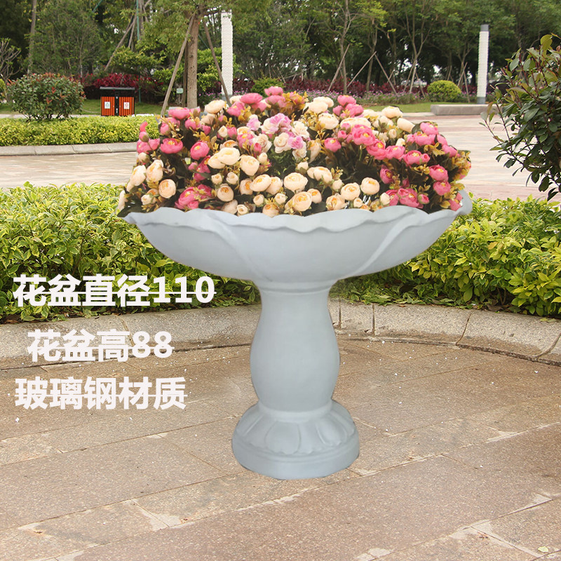 欧式大号花盆玻璃钢户外多创意多肉盆栽家居盆景复古阳台装饰摆件