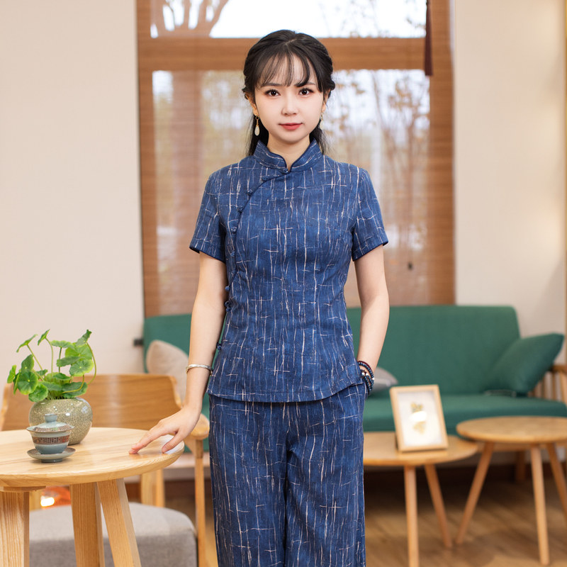 筠雅职业套装女年新款时尚修腰显瘦复古休闲时髦搭配两件套