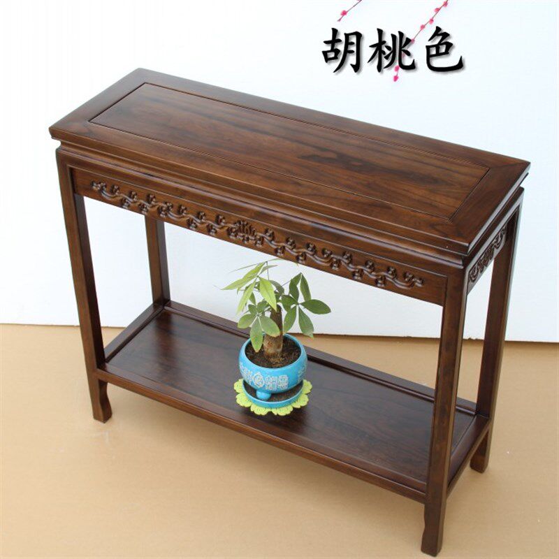 榆木沙发边几实木茶几 边桌客厅小茶几 长条桌R榆木简易中式电话