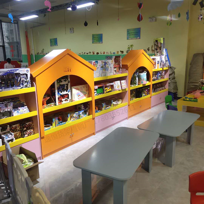 儿童乐园游乐场专用货架展柜卡通货架玩具展示柜母婴店货架可定做