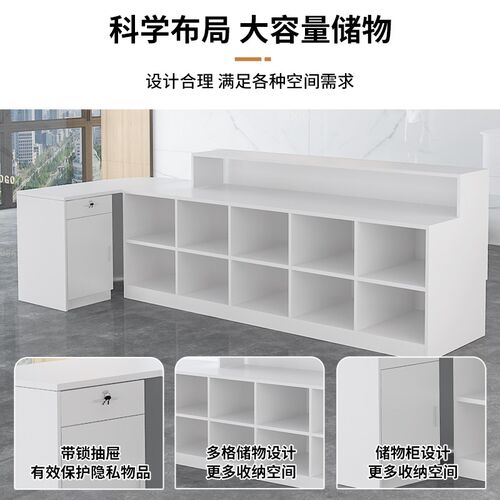 收银台店铺小型柜台桌转角服装店饭店理发店美容院前台接待台吧台