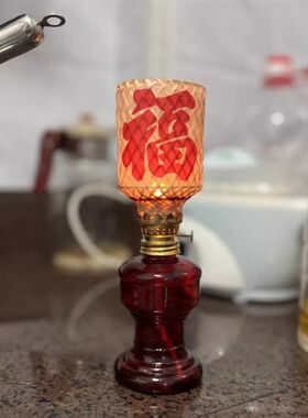 墨艺-酥油灯潮汕迷你小供笼老式火煤复古usb电源司命帝君灶公子孙