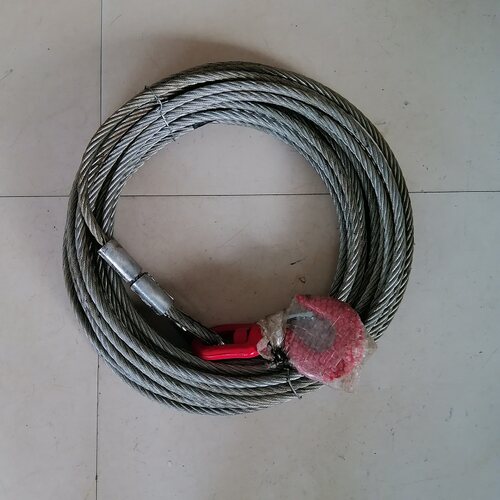 粤海程力清障救援拖车配件农机拉草神器绞盘卷扬钢丝绳整套包邮
