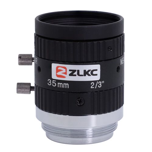 工业相机镜头500万1000万2/3英寸8mm 12mm16mm25mm手动光圈低畸变
