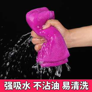 保洁抹布吸水不掉毛擦地板玻璃桌布餐厅厨房家务政不沾毛清洁毛巾