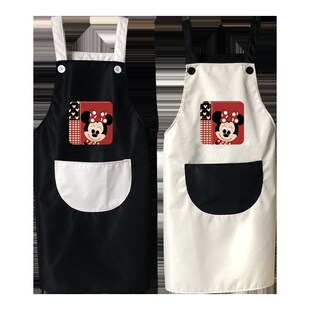 围裙女时尚厨房家用防水防油可爱做饭家务工作大人男印字定制logo
