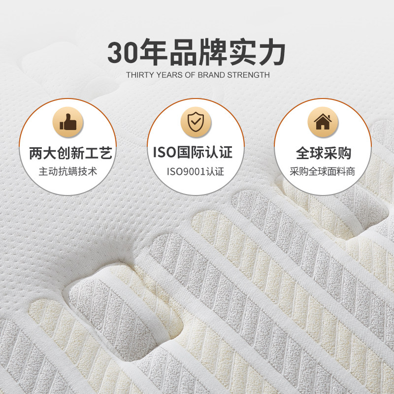 金海马儿童床垫棕垫3e椰棕1.2米1.5米天然乳胶床垫定制硬垫 奇趣