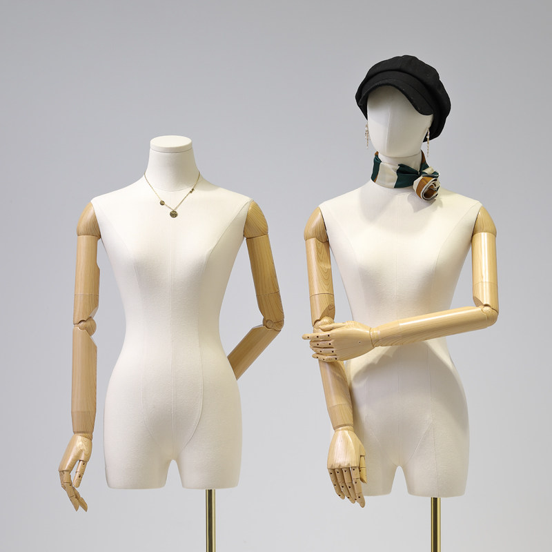 模特展示架挂式卡扣手臂韩版锁骨女D模特道具半身服装店假人模特