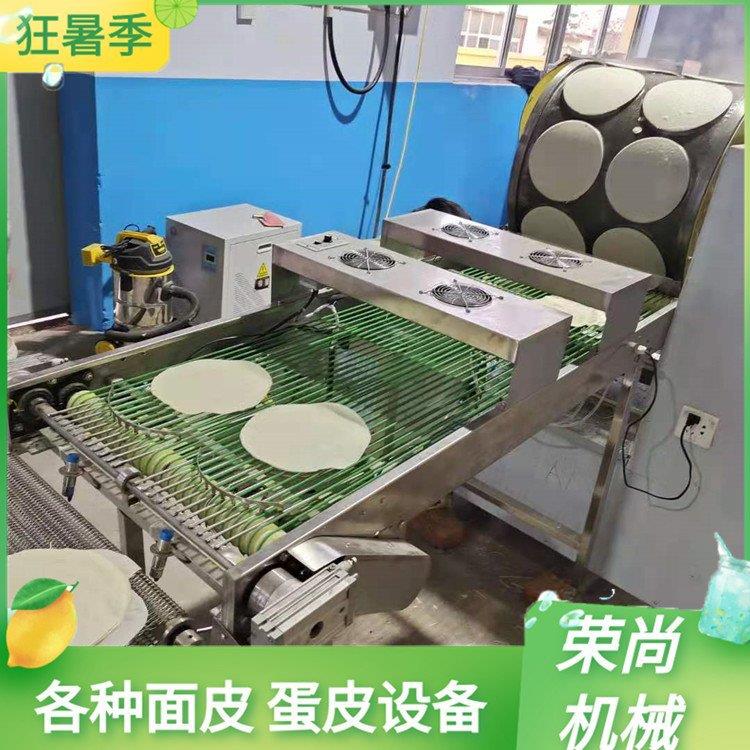 供应圆形蛋饺皮机 毛巾卷机 自动蛋皮机价格 蛋丝皮生产线