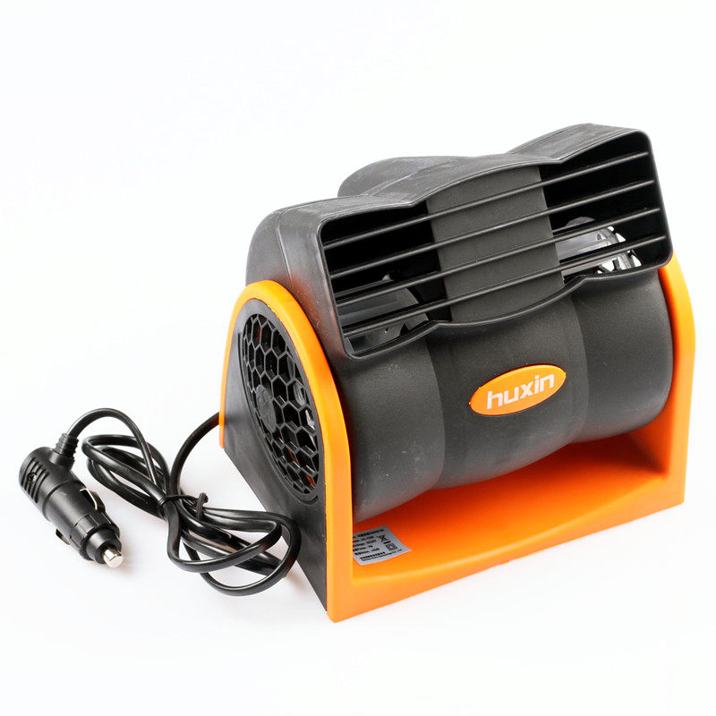 车载电风扇12v24v点烟器货车面包车内大风力小风扇降温汽车用散热