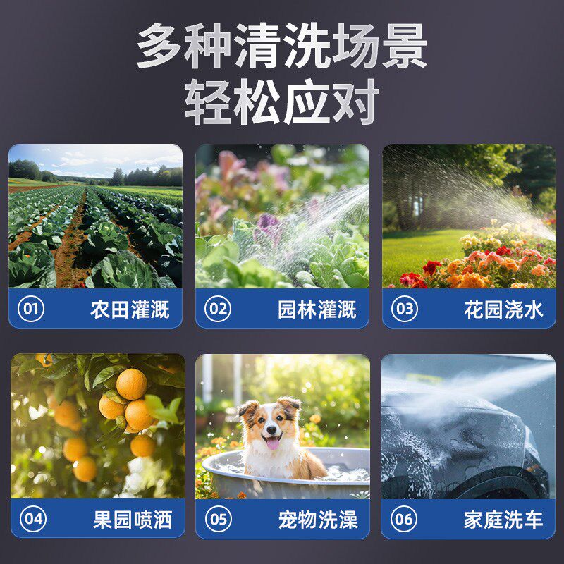 48v60v直流电动车抽水泵浇菜神器浇水机神器农用淋菜地抽水机灌溉