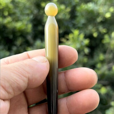 点穴笔拨筋棒珍角堂天然藏牦牛角高端点穴按摩笔全身经络按摩通用