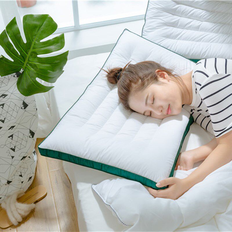 超薄低枕头枕芯女士儿童专用定型睡眠枕护颈养护枕单人一只装