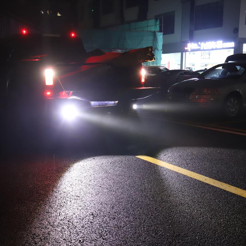 适用22-23款新猛禽F150改装北极之光雾灯后杠LED小方灯后杠倒车灯