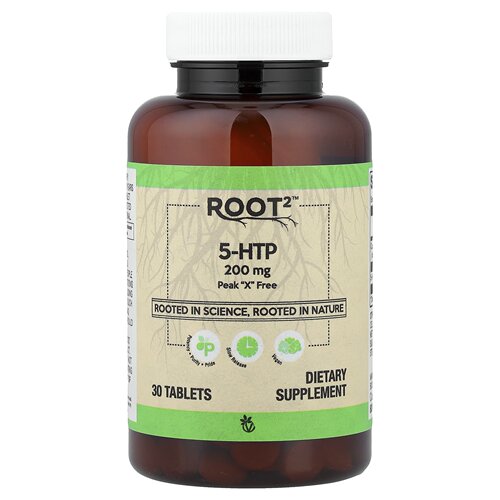 Vitacost Root2系列5-HTP5-羟基色氨酸下午出行自在间隙温和相伴