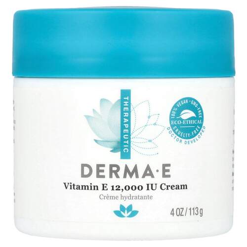 DERMA E,维生素 E 乳霜，12,000 国际单位，4 盎司（113 克）