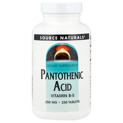 Source Naturals/源美泛酸维生素B-5补充片冬日活力轻松相伴时分