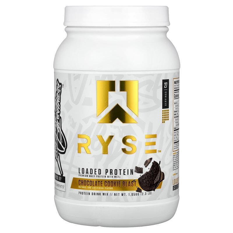 Ryse Supps Loaded Protein巧克力曲奇味乳清蛋白粉肌肉健康修护