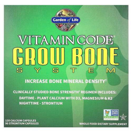 生命花园,Vitamin Code, Grow Bone System,2 瓶