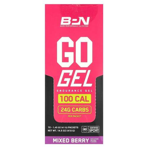 BPN,Go Gel，耐力支持凝胶，什锦浆果味，10 包，每包 1.45 盎司4