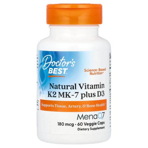 Doctor'sBest天然维生素K2D3引钙入骨备孕维生素骨骼健康